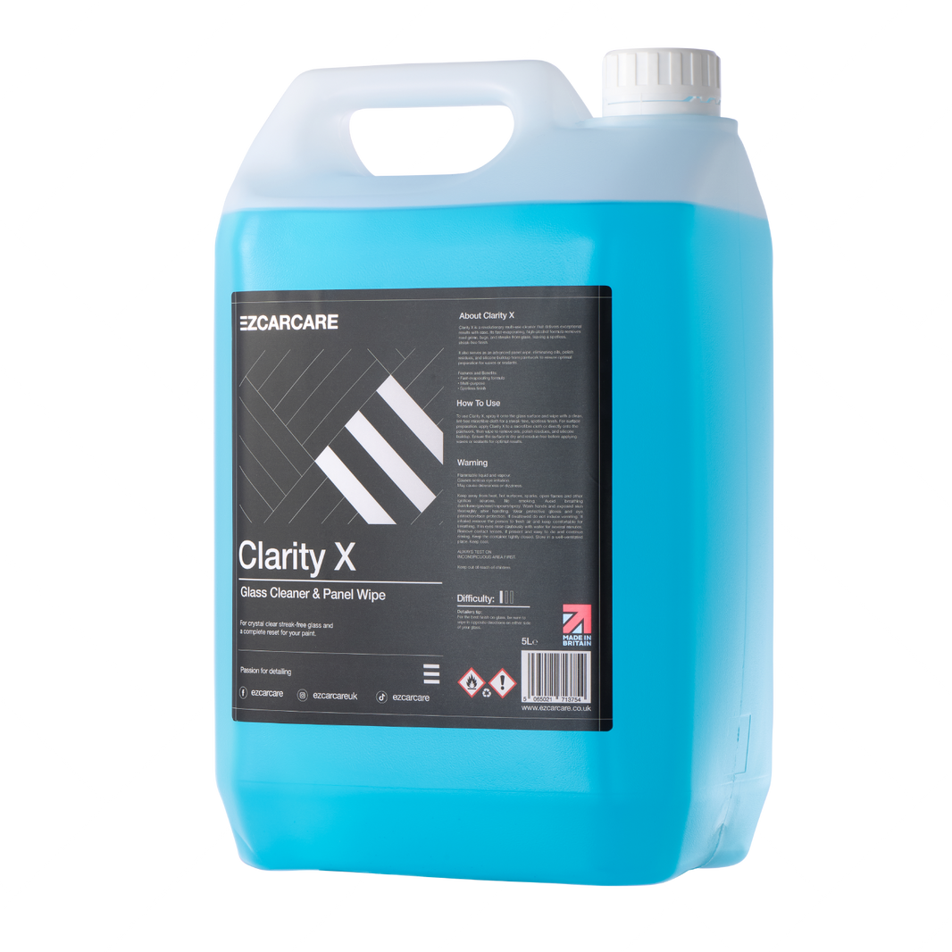 Clarity X - Window Cleaner & Panel Wipe | 5 Litres