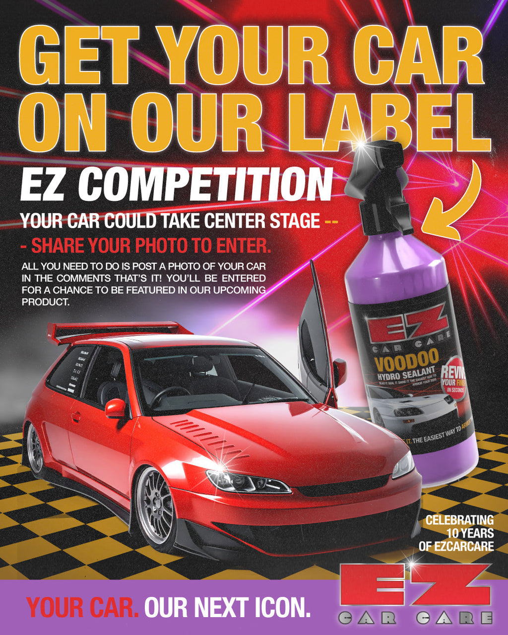 Back to the Old School: EZ Car Care’s 10th Birthday Throwback Competition