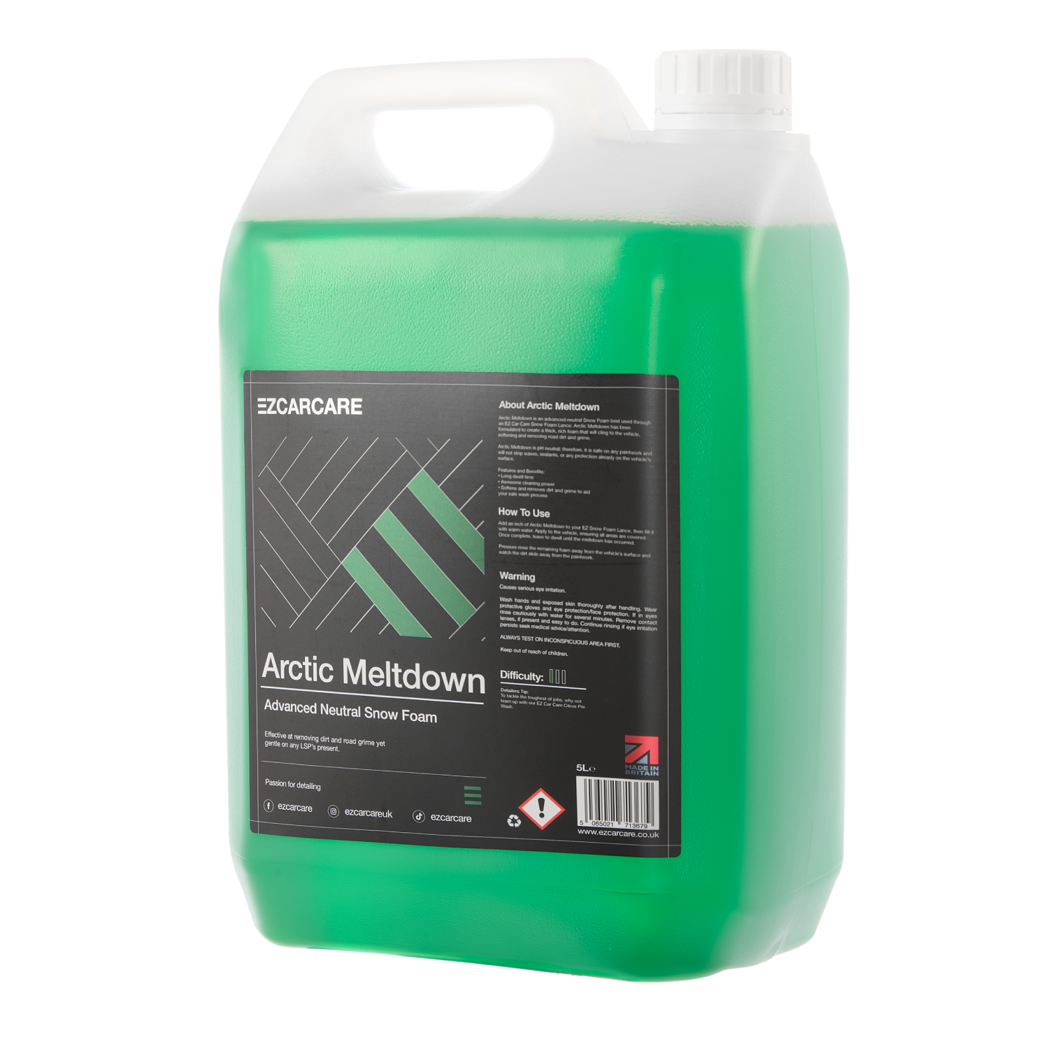 Arctic Meltdown - Advanced Neutral Snow Foam  | 5 Litres