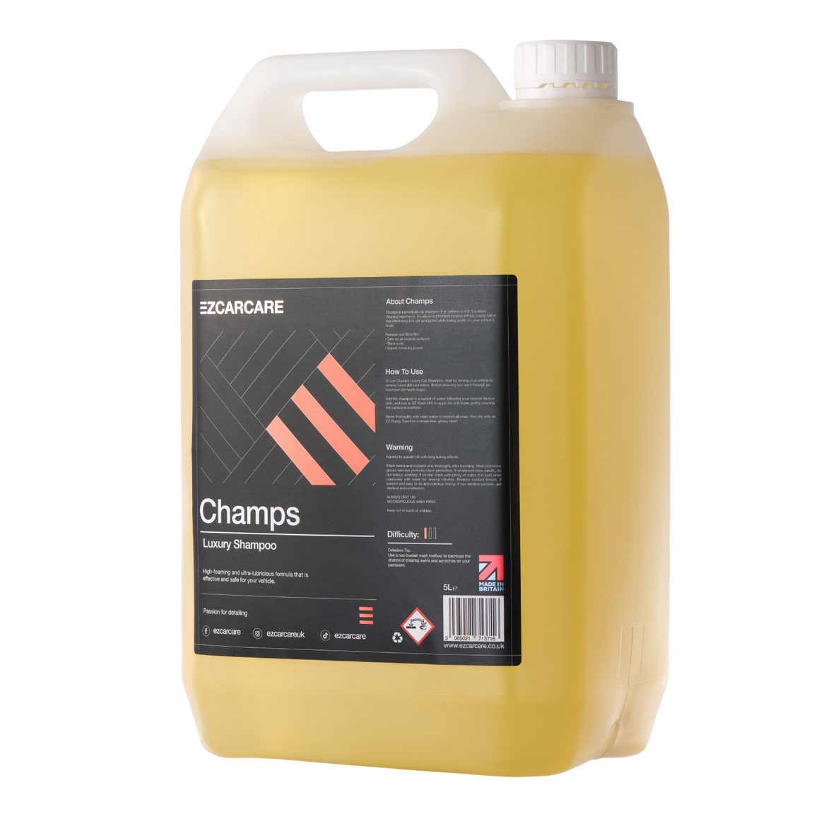 Champs - Luxury Shampoo  | 5 Litres