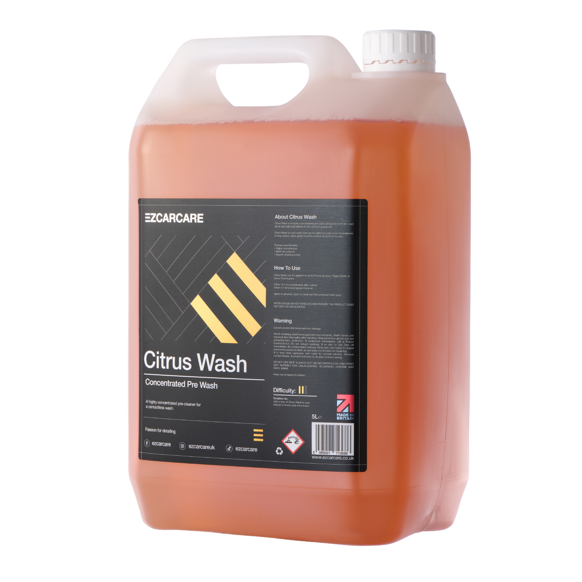 Citrus Wash - Concentrated Pre Wash | Halloween Sale