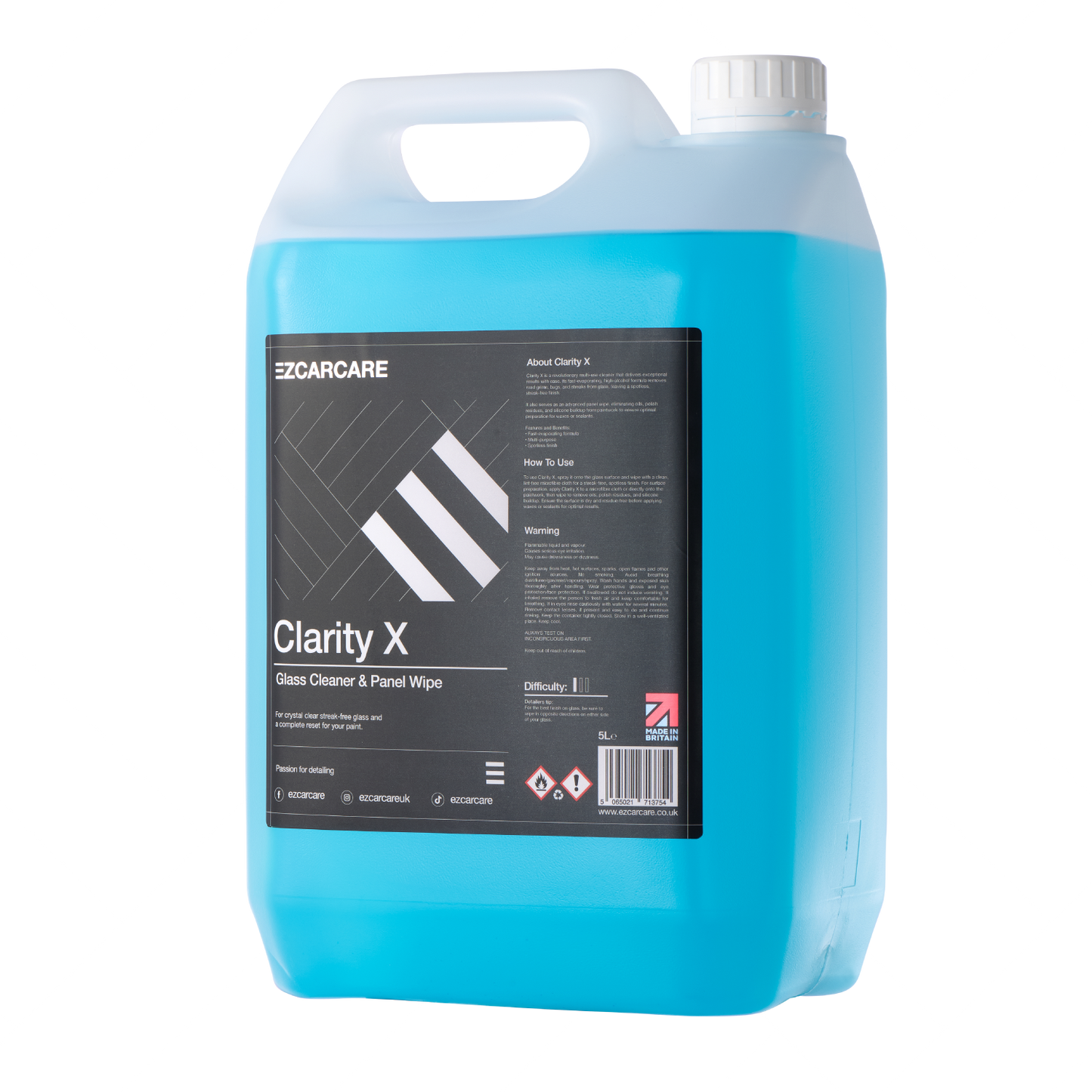 Clarity X - Window Cleaner & Panel Wipe