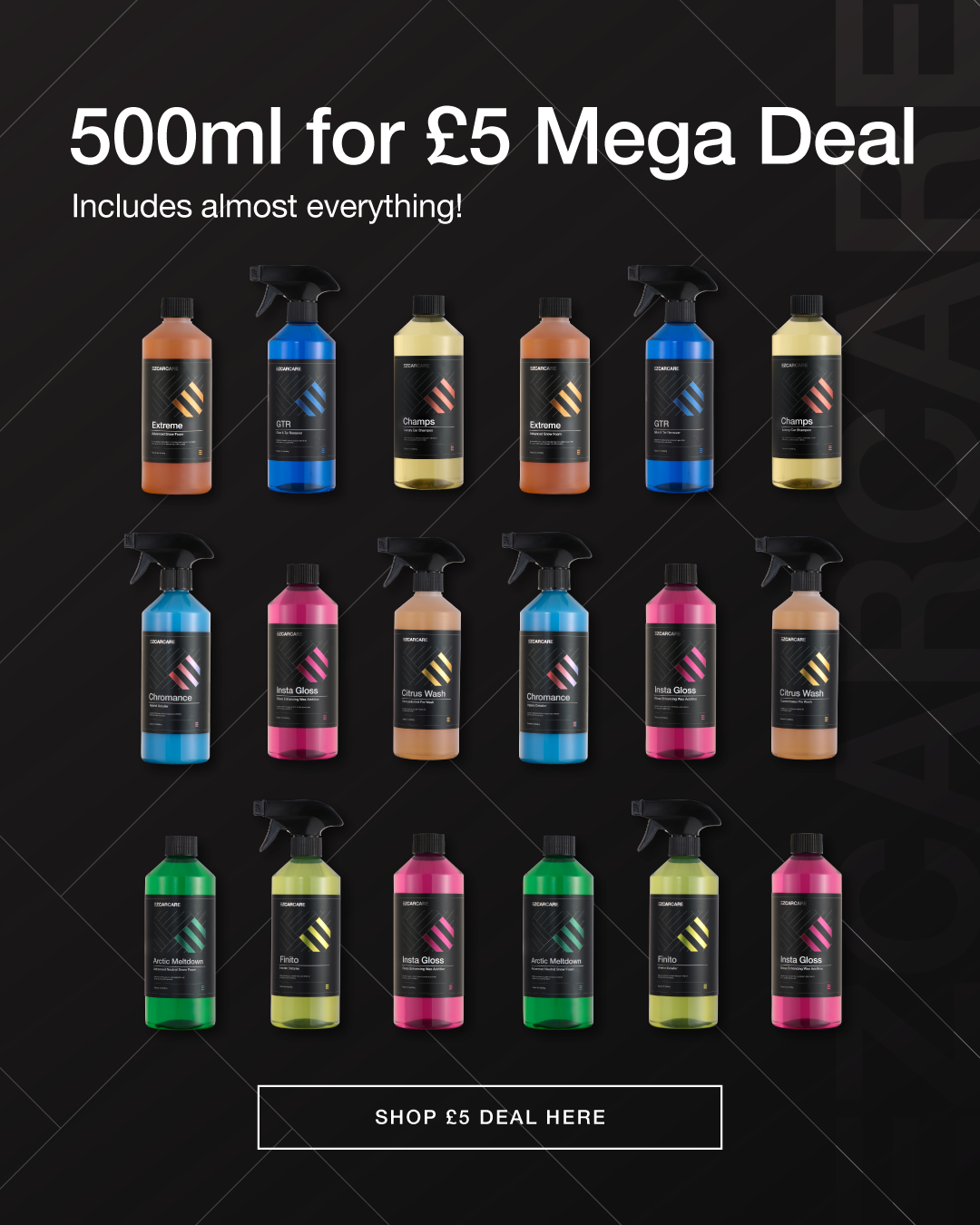 Any 500ml Bottle for £4.99!