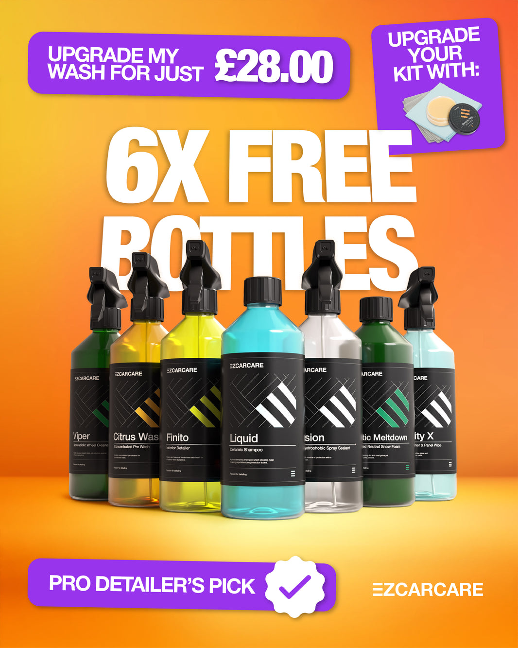 Liquid Ceramic Shampoo + Ceramic Starter Kit