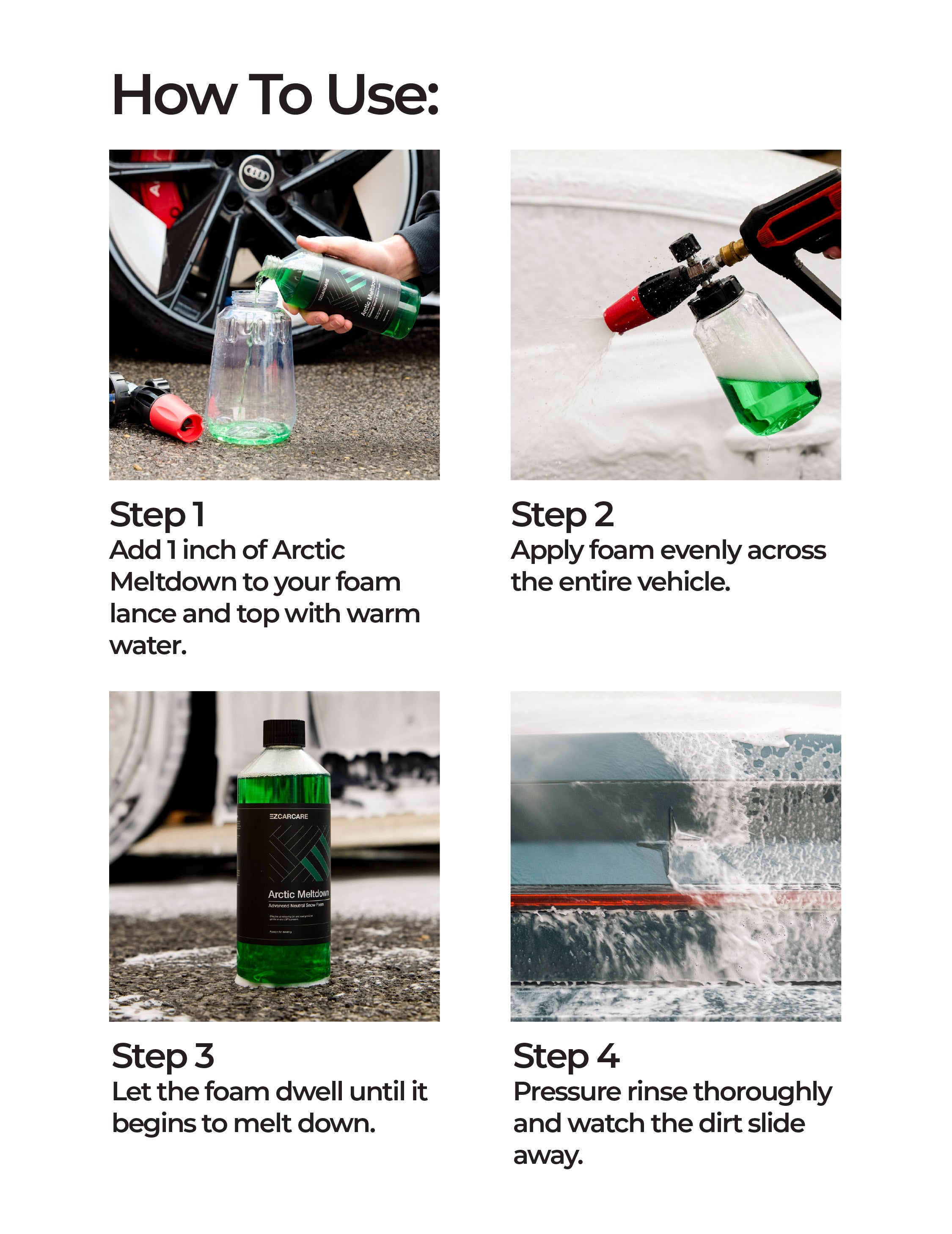 Arctic Meltdown - Advanced Neutral Snow Foam – EZ Car Care UK
