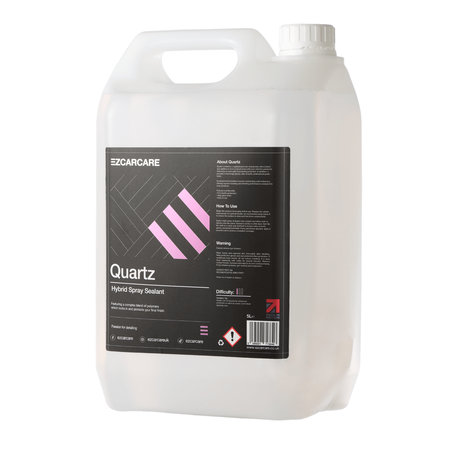 Quartz - Hybrid Spray Sealant  | 5 Litres