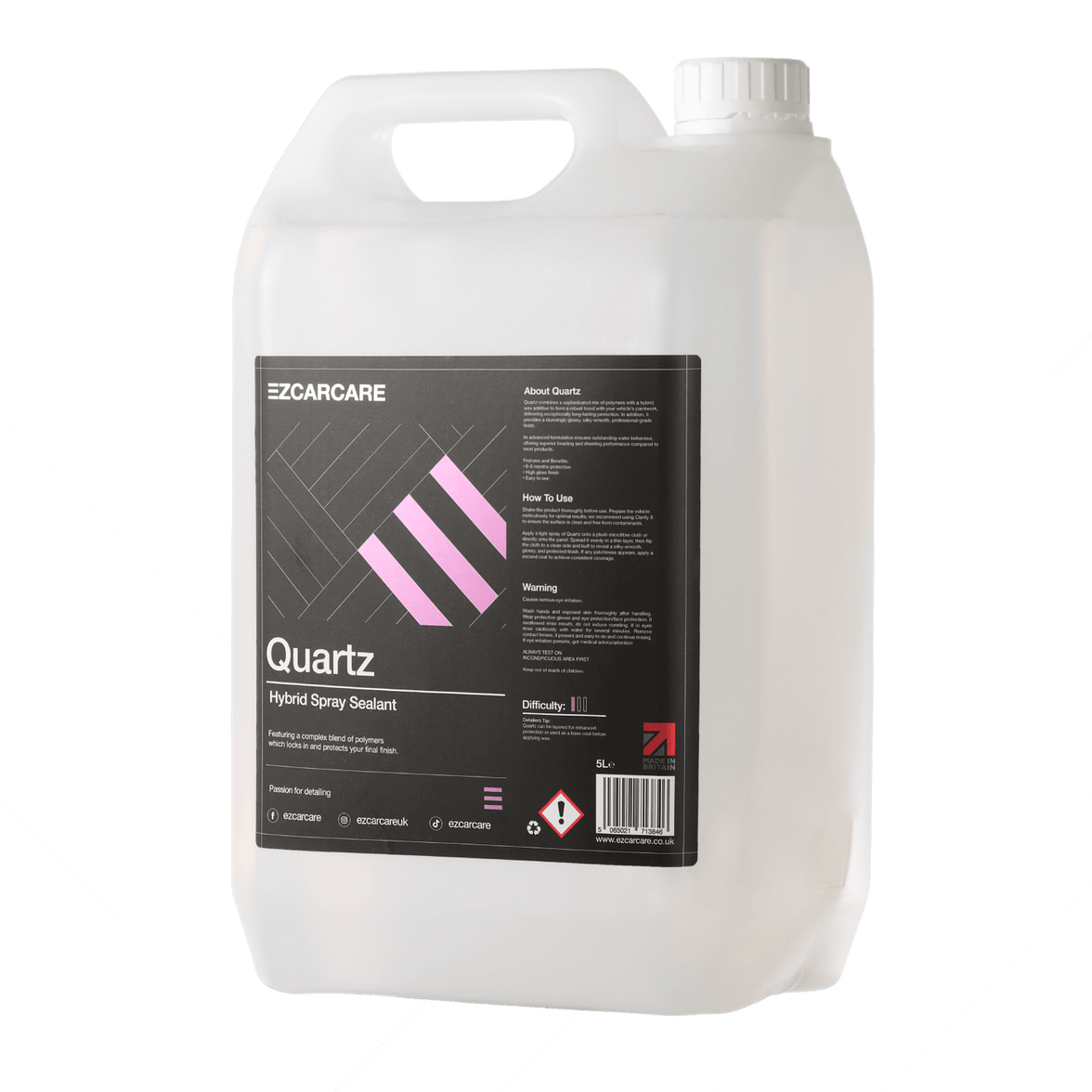 Quartz - Hybrid Spray Sealant  | 5 Litres