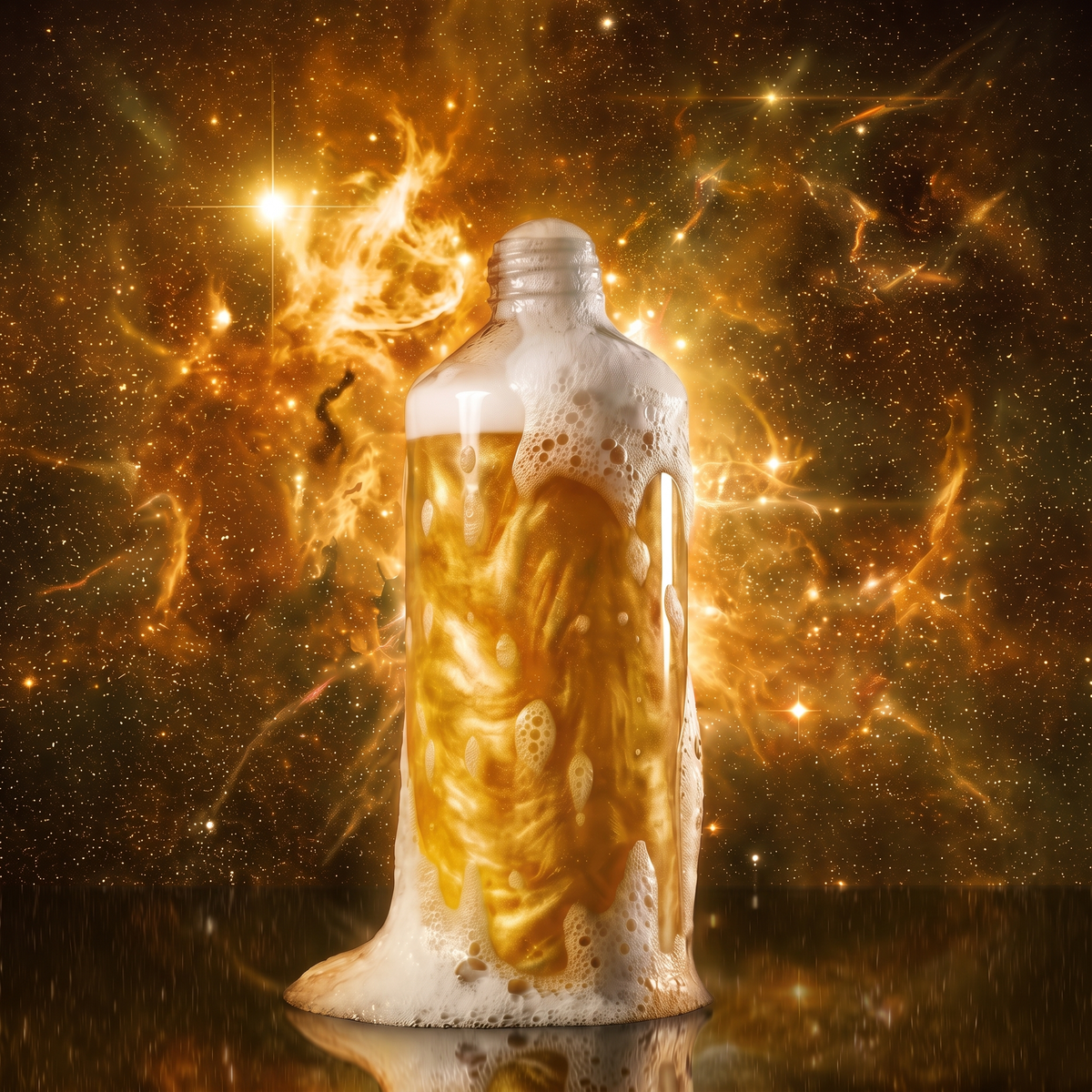 Galaxy Guardians Lab Experiment #005 – yellow limited-edition 500ml bottle